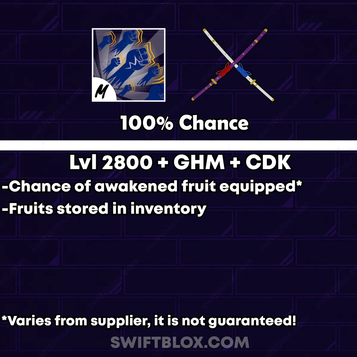 Max + God + CDK Boosted Account