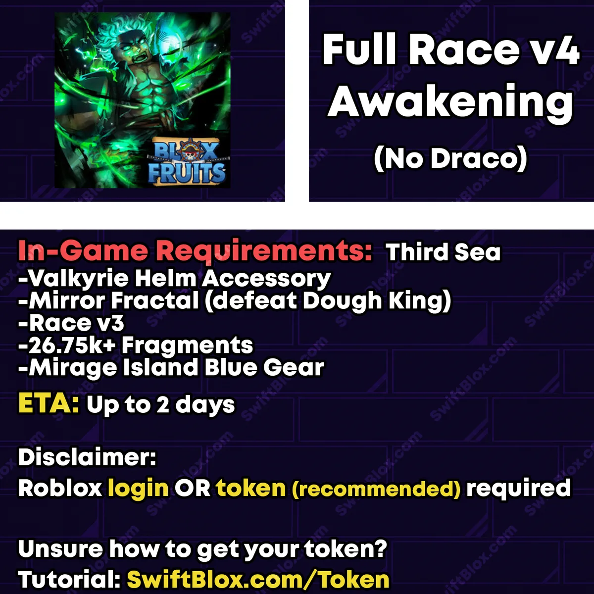Race V4 Full Upgrade (4/4)