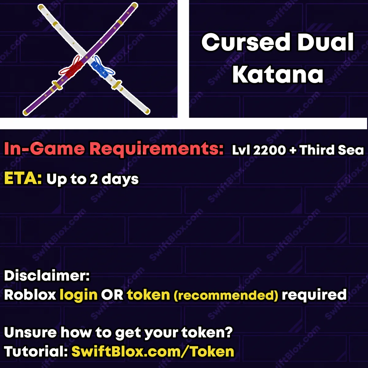 Cursed Dual Katana