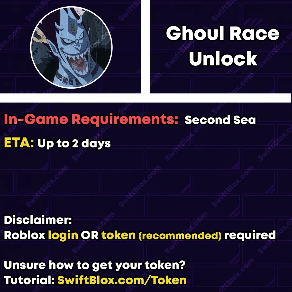 Ghoul Race Unlock