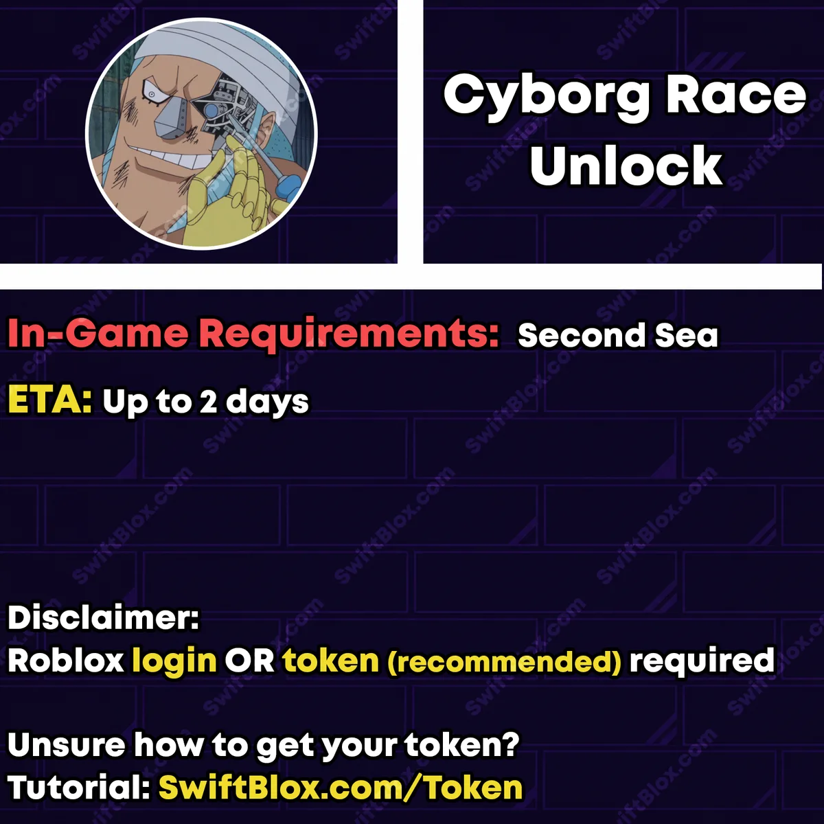 Cyborg Race Unlock